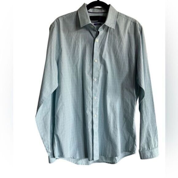 EUC American Rag Men’s Light Blue Long Sleeve Button Up Shirt Business - Size M - Picture 1 of 6